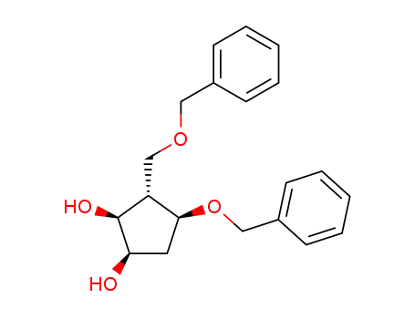 (1R,2S,3S,4S)-4-benzyloxy-3-benzyloxymethylcyclopentane-1,2-diol