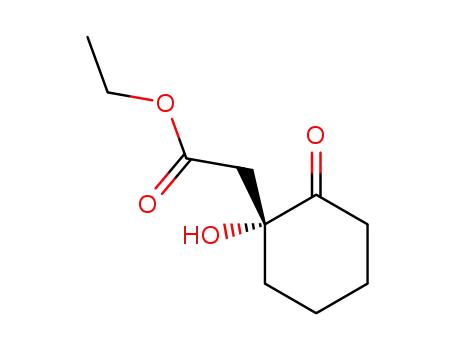(-)-2-[(ethoxycarbonyl)methyl]-2-hydroxycyclohexanone