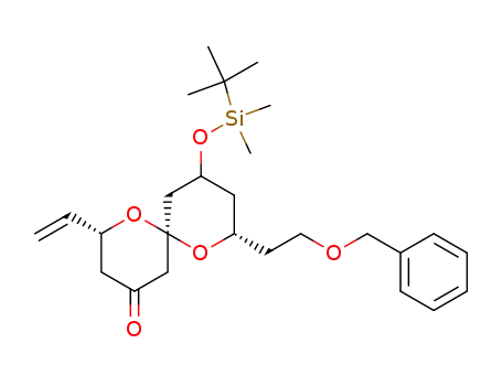 (2R,6R,8S)-8-(2-Benzyloxy-ethyl)-10-(tert-butyl-dimethyl-silanyloxy)-2-vinyl-1,7-dioxa-spiro[5.5]undecan-4-one