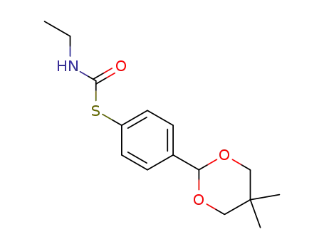 2-[4-[S-(N-ethylcarbamoyl)thio]pheny]-5,5-dimethyl-1,3-dioxane