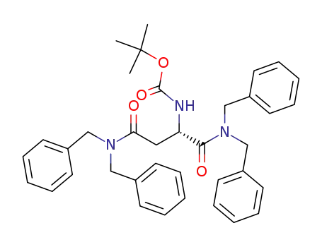 (1,2-bis-dibenzylcarbamoyl-ethyl)-carbamic acid <i>tert</i>-butyl ester