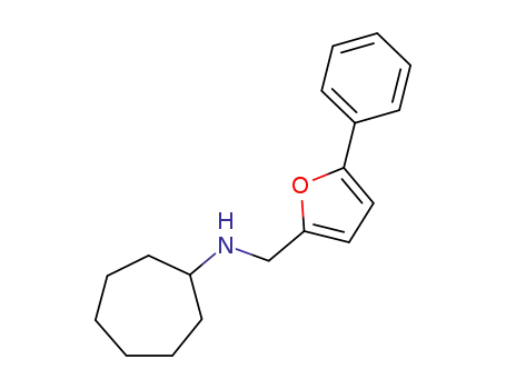Cycloheptyl-(5-phenyl-furan-2-ylmethyl)-amine