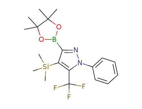 1-phenyl-4-trimethylsilyl-3-(4,4,5,5-tetramethyl-1,3,2-dioxaborolan-2-yl)-5-trifluoromethyl-1H-pyrazole