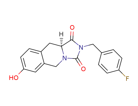 (S)-2-(4-fluorobenzyl)-7-hydroxy-10,10a-dihydroimidazo-[1,5-b]isoquinoline-1,3(2H,5H)-dione