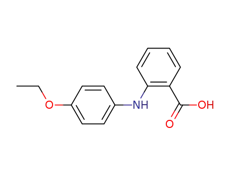 Molecular Structure of 13278-33-6 (2-[(4-ethoxyphenyl)amino]benzoic acid)