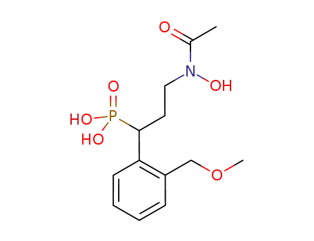 3-(N-hydroxyacetamido)-1-(2-(methoxymethyl)phenyl)propylphosphonic acid