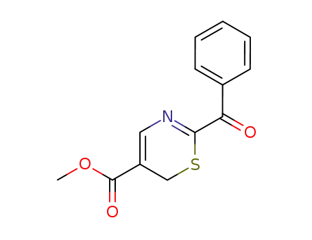 Molecular Structure of 216309-62-5 (2-Benzoyl-6H-[1,3]thiazine-5-carboxylic acid methyl ester)
