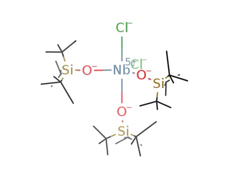 [(C(CH<sub>3</sub>)3)3SiO]3NbCl<sub>2</sub>