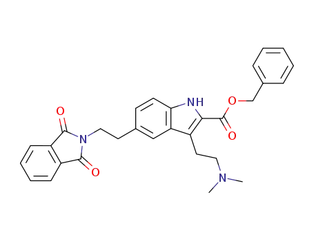 Benzyl 5-[2-(phthalimido)ethyl]-3-[2-(dimerthylamino)ethyl]-1H-indole-2-carboxylate
