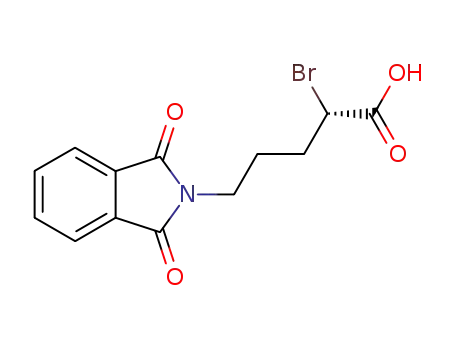 Molecular Structure of 179090-37-0 ((S)-5-N-PHTHALOYL-2-BROMOVALERIC ACID)