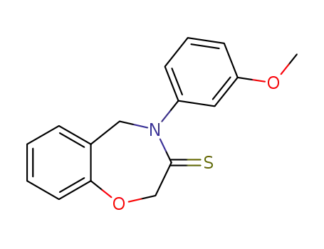 4-(3-methoxyphenyl)-4,5-dihydrobenzo[f][1,4]oxazepin-3(2H)-thione
