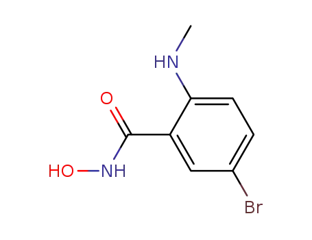 benzamide, 5-bromo-N-hydroxy-2-(methylamino)-