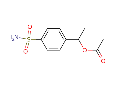 (+/-)-4-(1-acetoxyethyl)benzenesulfonamide