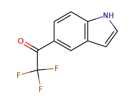 Ethanone, 2,2,2-trifluoro-1-(1H-indol-5-yl)- (9CI)