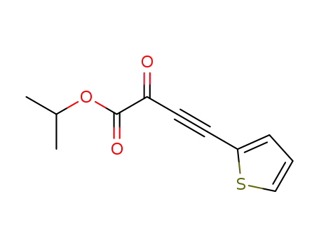 isopropyl 2-oxo-4-(thiophen-2-yl)but-3-ynoate
