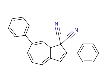 Molecular Structure of 1268502-28-8 (2,7-diphenyl-1,8a-dihydroazulene-1,1-dicarbonitrile)