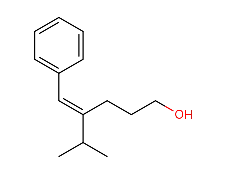 (E)-4-benzylidene-5-methylhexan-1-ol