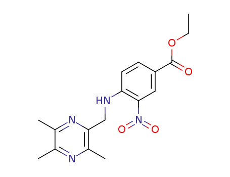 3-니트로-4-[[(3,5,6-트리메틸-2-피라지닐)메틸]아미노]벤조산 에틸 에스테르