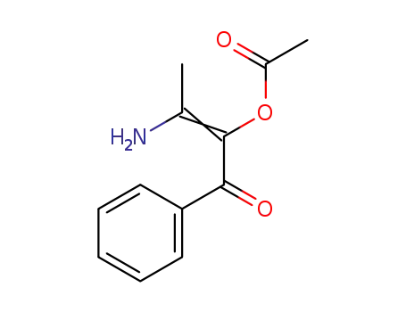 3-amino-1-oxo-1-phenylbut-2-en-2-yl acetate