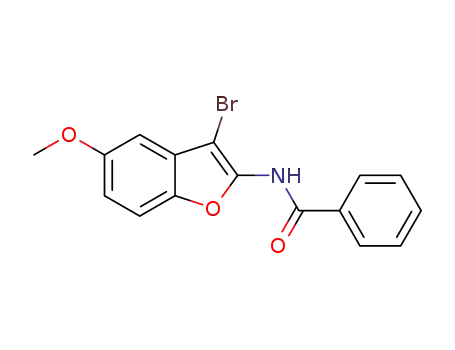N-(3-bromo-5-methoxybenzofuran-2-yl)benzamide