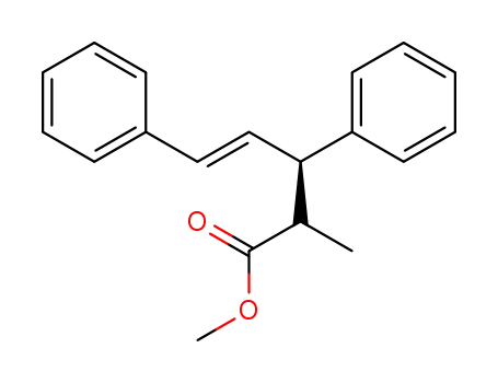 (E)-(R)-2-Methyl-3,5-diphenyl-pent-4-enoic acid methyl ester