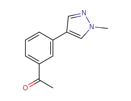 1-[3-(1-methylpyrazol-4-yl)phenyl]ethanone
