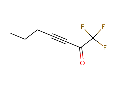 Molecular Structure of 105439-84-7 (3-Heptyn-2-one,  1,1,1-trifluoro-)