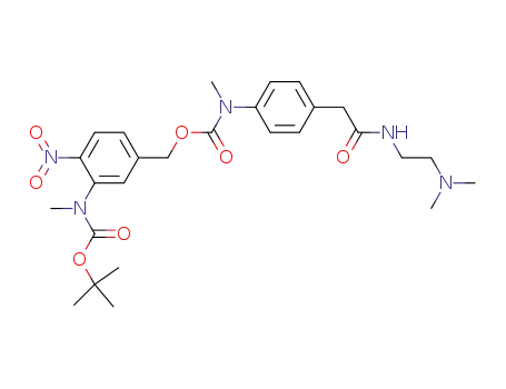 N-[2-(N,N-Dimethylamino)ethyl] 4-(N-methyl-N-{3-[N-methyl-N-(tert-butoxycarbonyl)amino]-4-nitrobenzyloxycarbonyl}amino)phenylacetamide