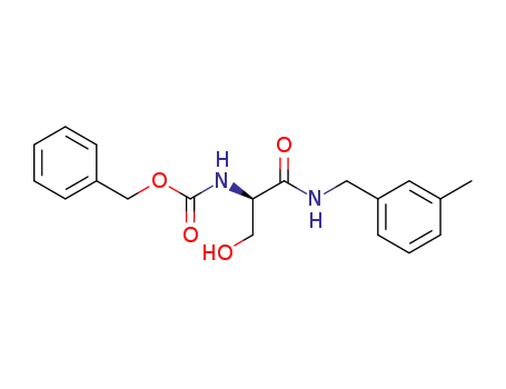 Carbamic acid,
[1-(hydroxymethyl)-2-[[(3-methylphenyl)methyl]amino]-2-oxoethyl]-,
phenylmethyl ester, (R)-