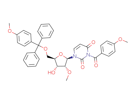 N<sup>3</sup>-(4-methoxybenzoyl)-2'-O-methyl-5'-O-(monomethoxytrityl)uridine