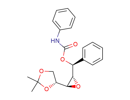 (1S,2R,3S,4R)-2,3-Epoxy-4,5-isopropylidenedioxy-1-phenyl-1-[(N-phenyl)carbamoyloxy]pentane