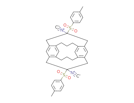 2,11-diisocyano-2,11-bis(4-tolylsulfonyl)<3<sub>4</sub>>(1,2,4,5)cyclophane