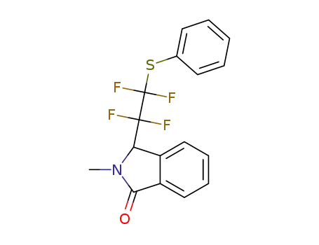 2-methyl-3-(1,1,2,2-tetrafluoro-2-(phenylthio)ethyl)isoindolin-1-one