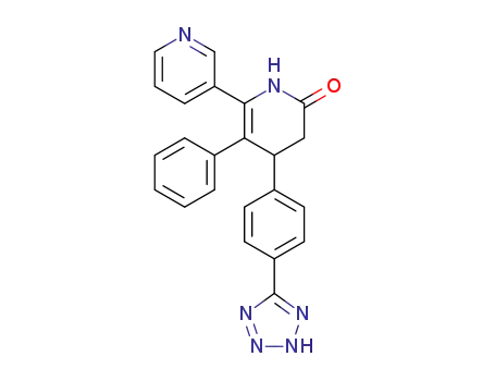 4-(4-(2H-tetrazol-5-yl)phenyl)-5-phenyl-6-(pyridin-3-yl)-3,4-dihydropyridin-2(1H)-one