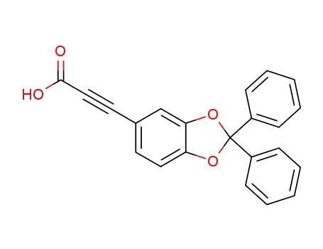 2-Propynoic acid, 3-(2,2-diphenyl-1,3-benzodioxol-5-yl)-