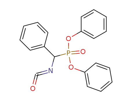Molecular Structure of 254982-95-1 ((isocyanato-phenyl-methyl)-phosphonic acid diphenyl ester)