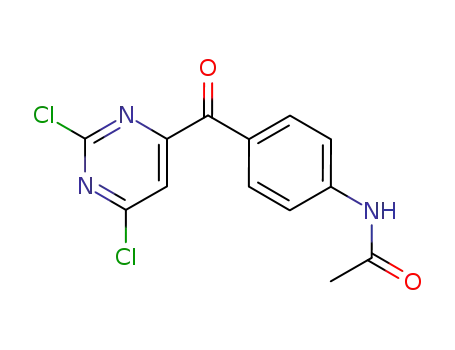 4-p-acetamidobenzoyl-2,6-dichloropyrimidine
