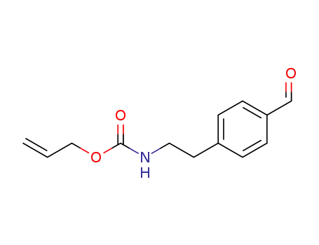 Molecular Structure of 1246222-74-1 (Alloc-NH-(CH<sub>2</sub>)2-C<sub>6</sub>H<sub>4</sub>-CHO)