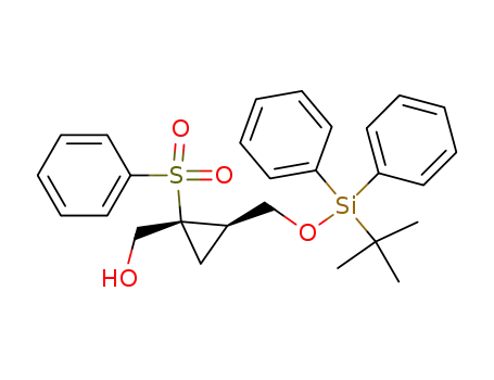 (1S,2R)-2-(tert-butyldiphenylsilyloxy)methyl-1-hydroxymethyl-1-phenylsulfonylcyclopropane