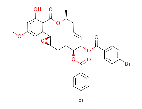 C<sub>33</sub>H<sub>30</sub>Br<sub>2</sub>O<sub>9</sub>