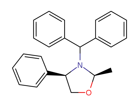 (2R,4R)-3-diphenylmethyl-2-methyl-4-phenyl-1,3-oxazolidine