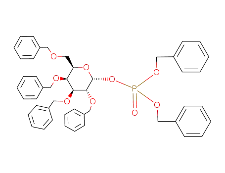 Molecular Structure of 90358-00-2 (Dibenzyl(2,3,4,6-tetra-O-benzyl-α-D-galactopyranosyl)phosphat)
