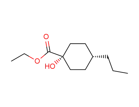 ethyl cis-1-hydroxy-4-propylcyclohexanecarboxylate