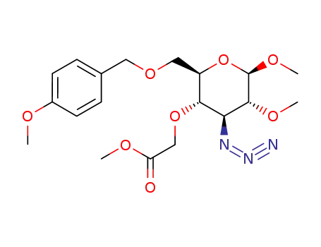 [(2R,3S,4S,5R,6R)-4-Azido-5,6-dimethoxy-2-(4-methoxy-benzyloxymethyl)-tetrahydro-pyran-3-yloxy]-acetic acid methyl ester