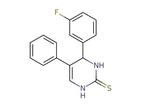 (±)-4-(3-fluorophenyl)-3,4-dihydro-5-phenylpyrimidine-2(1H)-thione
