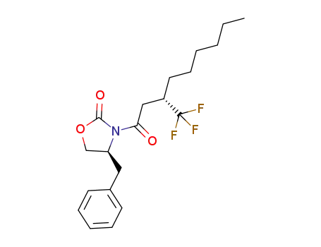 (S)-4-benzyl-3-((S)-(3-trifluoromethyl)nonanoyl)oxazolidin-2-one