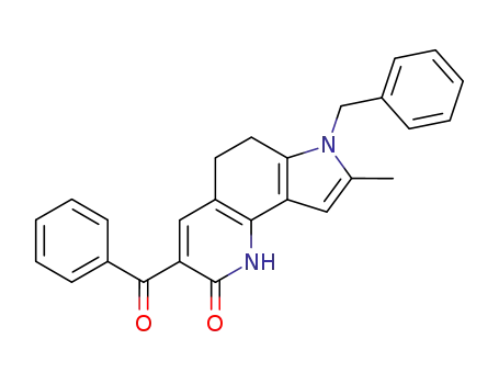3-benzoyl-7-benzyl-8-methyl-5,7-dihydro-1<i>H</i>,6<i>H</i>-pyrrolo[2,3-<i>h</i>]quinolin-2-one
