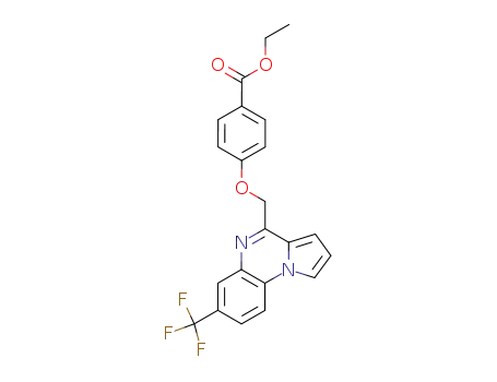 Benzoic acid,
4-[[7-(trifluoromethyl)pyrrolo[1,2-a]quinoxalin-4-yl]methoxy]-, ethyl ester