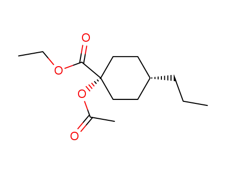 ethyl cis-1-acetyloxy-4-propylcyclohexanecarboxylate