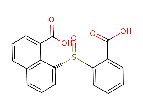 1-Naphthalenecarboxylic acid, 8-[(S)-(2-carboxyphenyl)sulfinyl]-